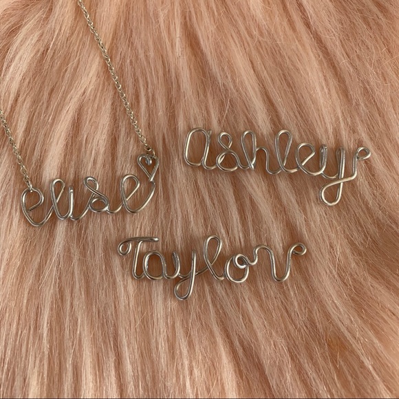 Jewelry Custom Wire Name Necklace Poshmark